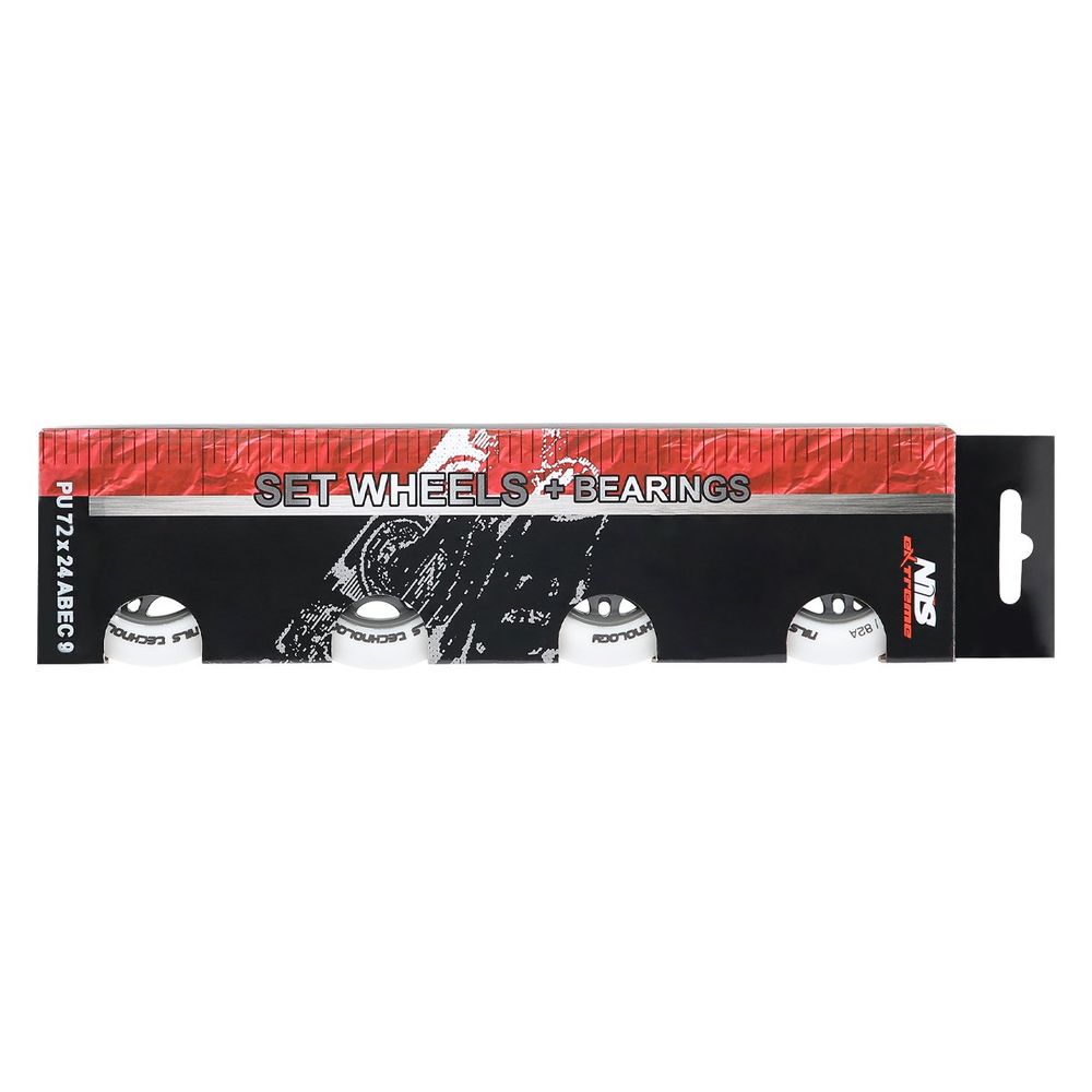 Pu 72x24 82a bijeli mat (4 kom.) + abec-9 (8 kom.) set nils extreme slika 5