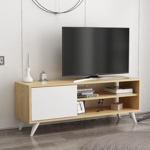 Venga - Oak, White Oak
White TV Unit slika 1