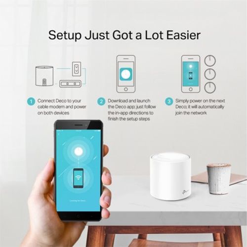 TP-Link Deco X20 (2-PACK) AX1800 Whole Home Mesh Wi-Fi 6 System slika 4