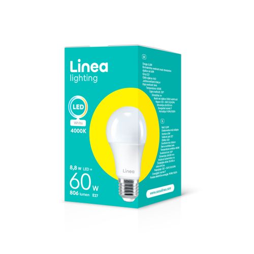 Linea LED sijalica 8,8W(60W) A60 806Lm E27 4000K slika 2