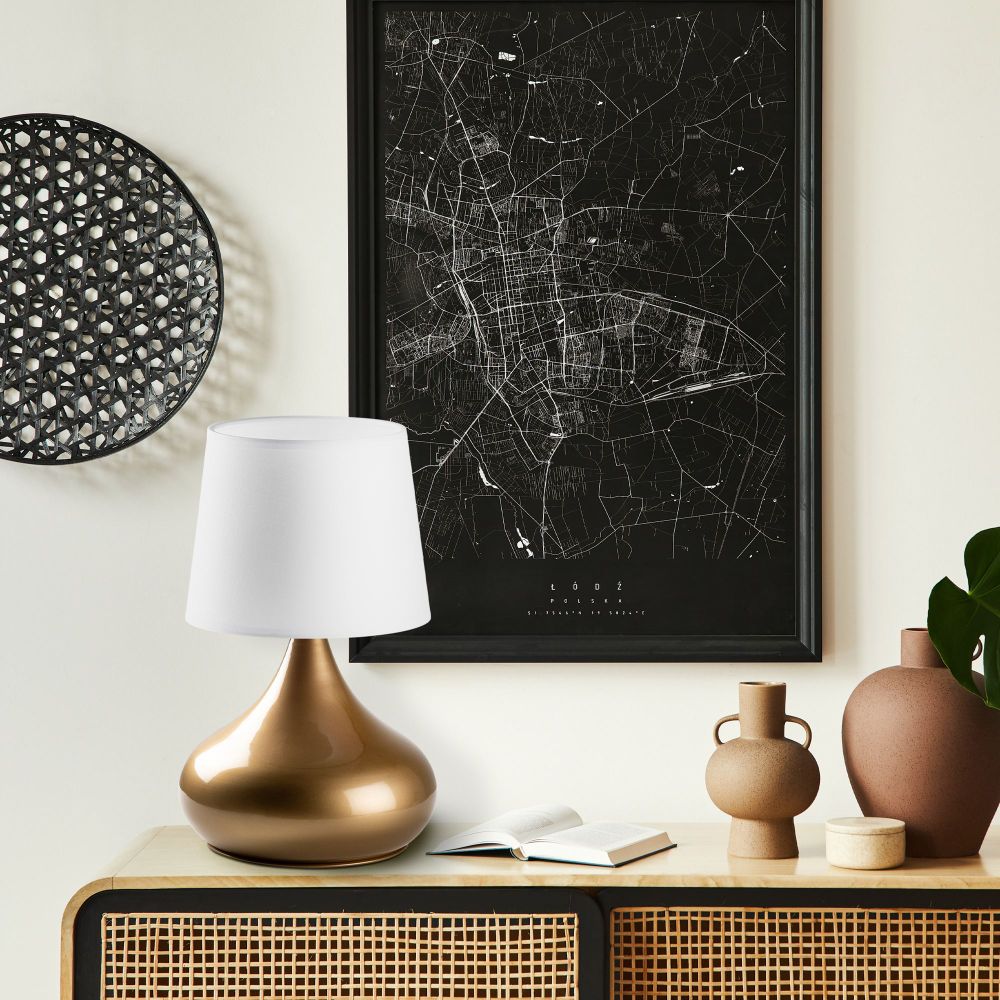 Bulbe - 15467 GoldWhite Stočna Lampa slika 2