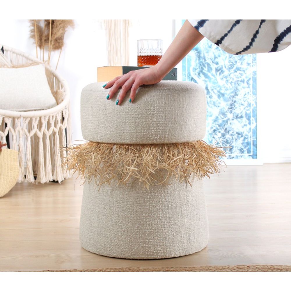 Moouv 1115 - Cream Cream Pouffe slika 3