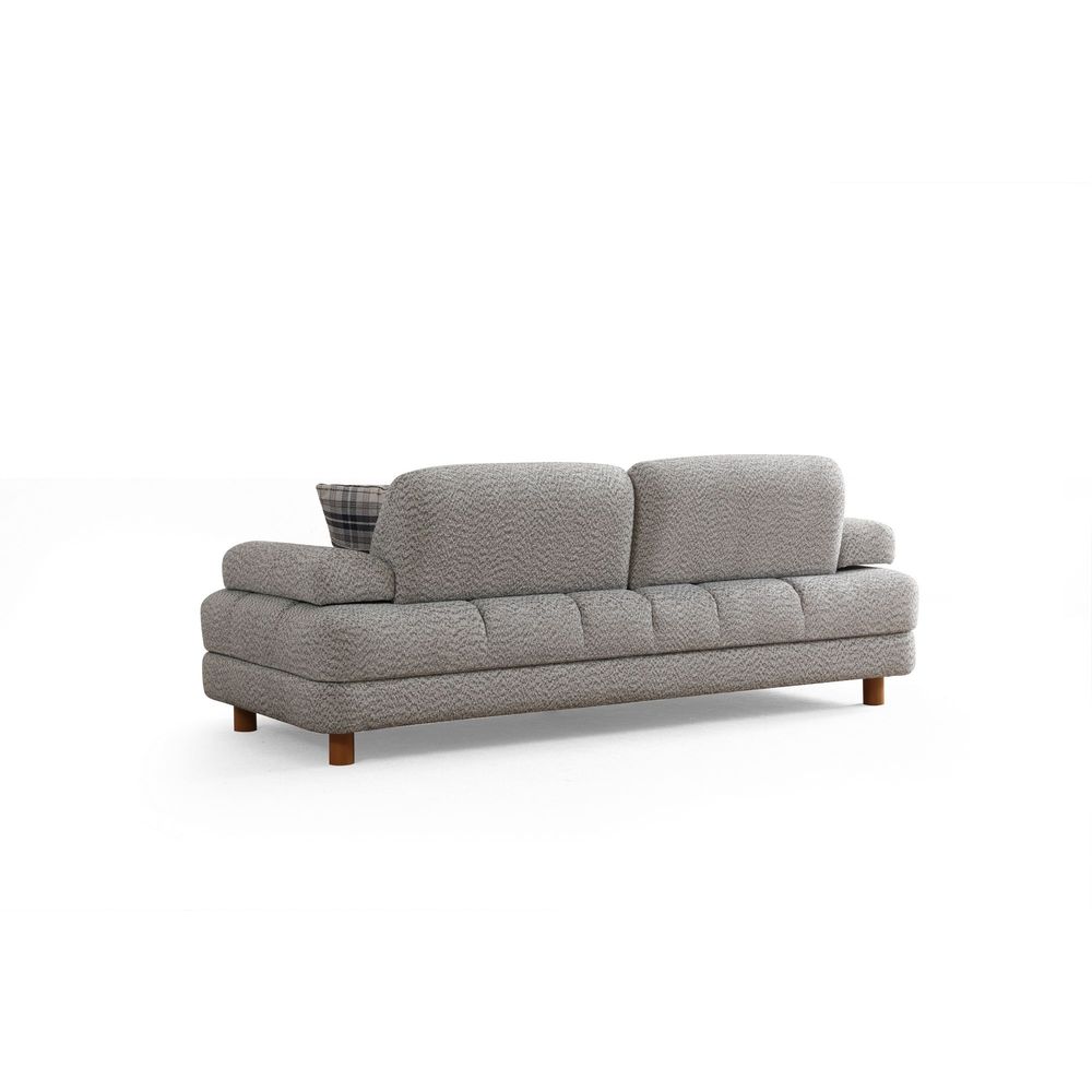 Sofa na razvlačenje za 3 osobe - Krem i Plava slika 7