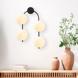 Jewel - 10595 Crna Krem Zidna Lampa