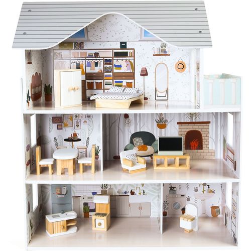 EcoToys 8301 drvena kućica Emma Residence slika 1