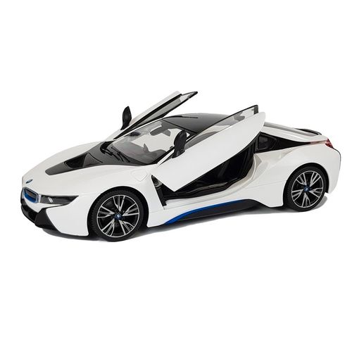 Licencirani auto na daljinsko upravljanje BMW i8 Rastar - bijeli slika 2