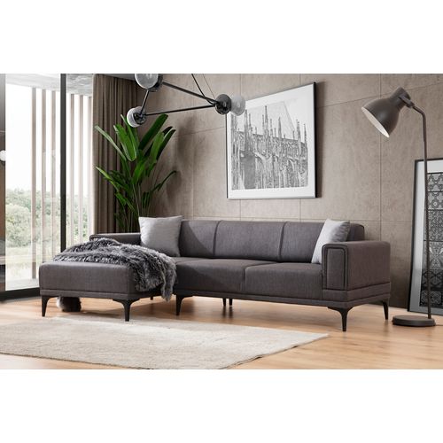 Ugaona Sofa-Krevet 'Horizon Left' - Tamnosiva slika 1