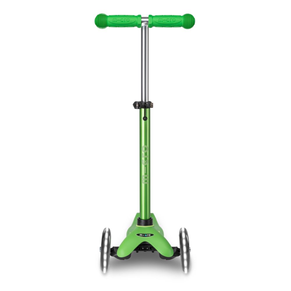 Micro Romobil Mini Deluxe LED, Zeleni slika 3