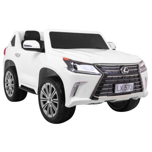 Licencirani auto na akumulator Lexus LX570 4x4 - dvosjed - bijeli slika 9