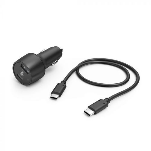 Hama Auto punjač USB-C, USB-A, PD 30W, kabl USB-C 1m slika 2