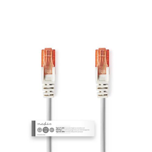 Kabel NEDIS CCGT85221GY20, Patch, CAT6 SFTP, UTP, sivi, 2m slika 1