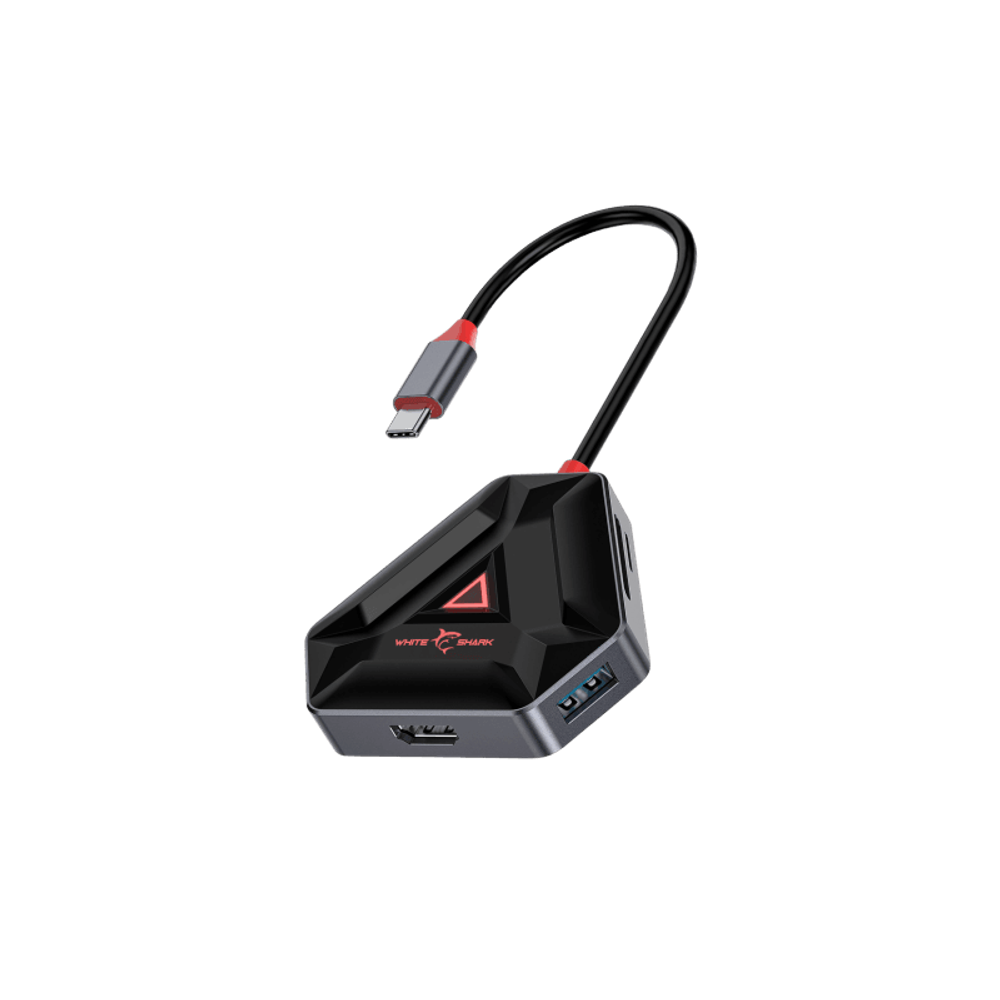 WHITE SHARK USB-C Hub HEXAGON 6u1 slika 1
