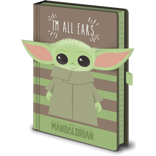 PYRAMID STAR WARS: THE MANDALORIAN (I'M ALL EARS GREEN) NOVELTY NOTEBOOK slika 4