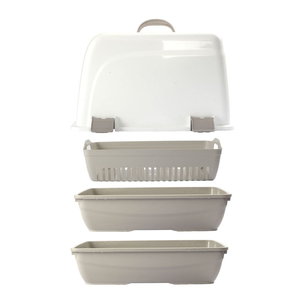 Cat litter box 5088-03-1, colour: grey slika 5