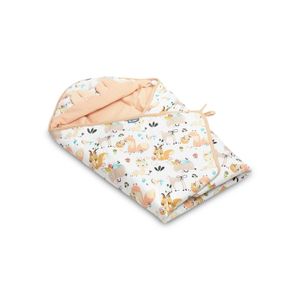 Baršunasti kolević swaddle deka xl piknik breskva