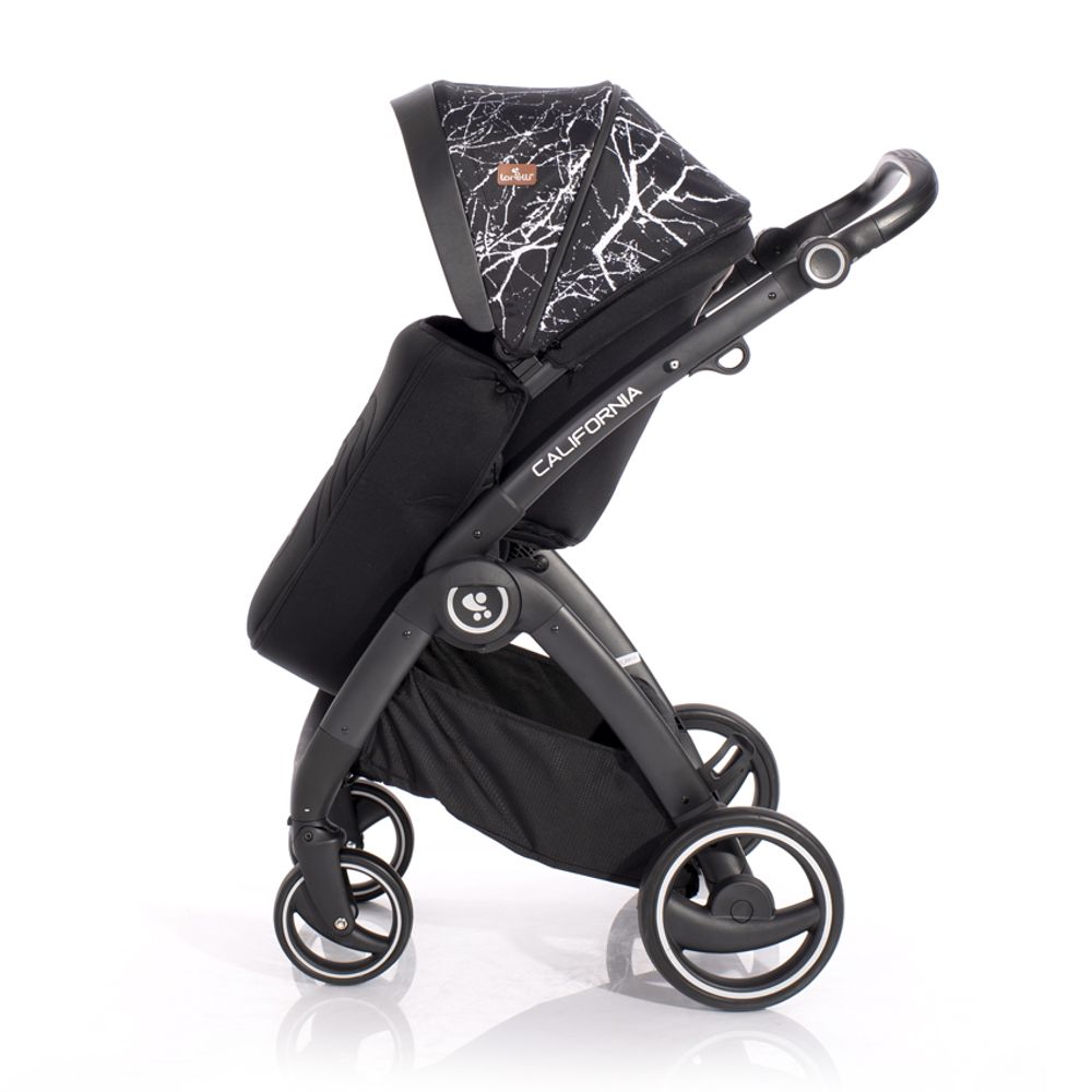 Lorelli Kolica za bebe California, Black Marble slika 6