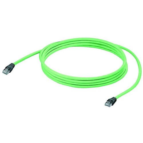RJ45 mrežni priključni kabel Weidmüller CAT 6a S/FTP 20 m otporan na plamen, sa zaštitom za pričvrsni nosić zelena slika 2