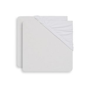 Jollein Navlaka za ovalni madrac White, 2kom