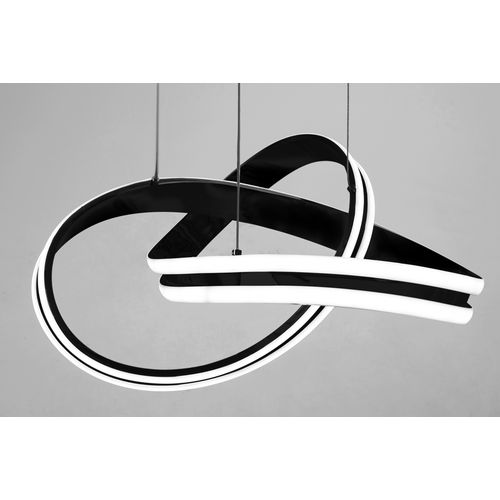 TOOLIGHT Moderna LED stropna svjetiljka + pilot App817-CP crna slika 3