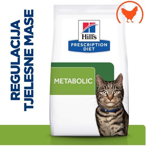 Hill's Prescription Diet Metabolic Hrana za Mačke s Piletinom, 3 kg slika 1