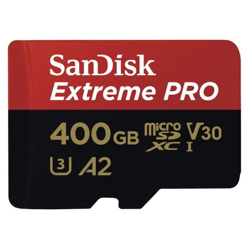 SanDisk Extreme Pro microSDXC 400GB + SD adapter + Rescue Pro Deluxe 170MB/s A2 C10 V30 UHS-I U3 slika 1