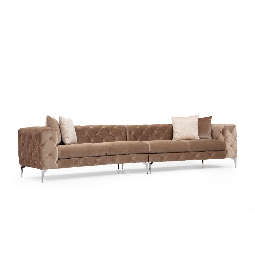 Como - Tamni Krem Sofa za Četiri Osobe slika 5