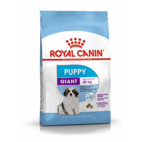 ROYAL CANIN SHN Giant PUPPY, potpuna hrana za pse, specijalno za štence divovskih pasmina (konačne težine > 45 kg)  do 8 mjeseci starosti, 15 kg slika 1