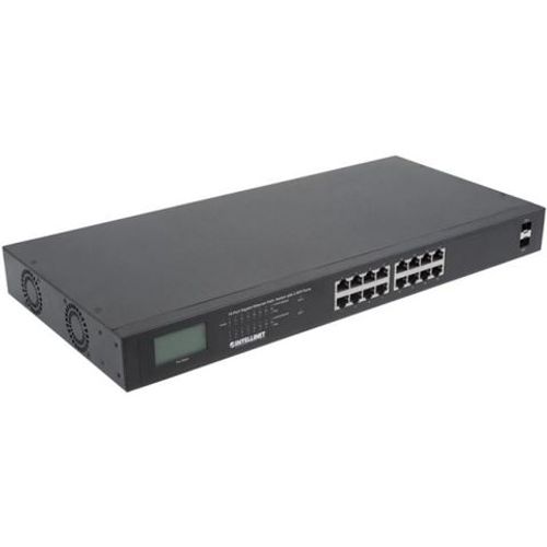 Intellinet 16-Port Gigabit Ethernet PoE+ Switch (560993)