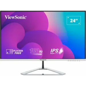 ViewSonic Monitor VX2476-smh, 24" Full HD IPS