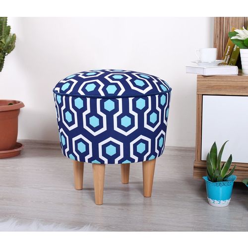 Sky v2 - Blue, White Blue
White Pouffe slika 3