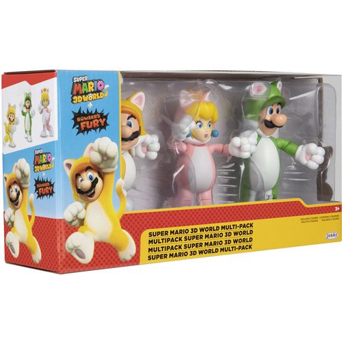 Super Mario Bros pack 3 figures 10cm slika 1