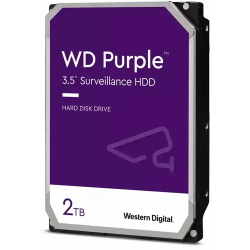 Hard disk 2TB SATA3 Western Digital Caviar 64MB WD23PURZ Purple slika 1