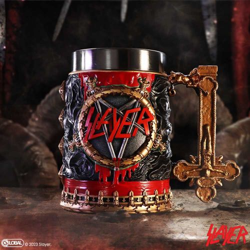 NEMESIS NOW SLAYER REIGN IN BLOOD TANKARD 15.3CM slika 7