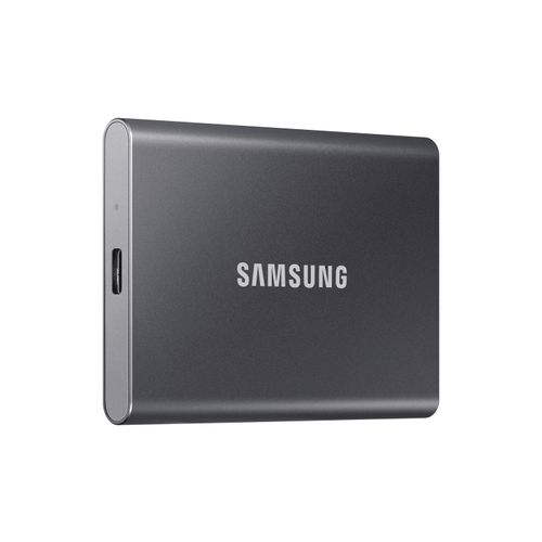 Samsung MU-PC1T0T/WW Portable SSD 1TB, T7, USB 3.2 Gen.2 (10Gbps), [Sequential Read/Write : Up to 1,050MB/sec /Up to 1,000 MB/sec], Grey slika 1