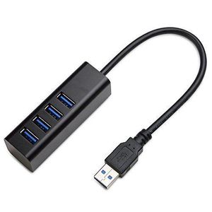 Asonic 4port USB 3.0,Tip A,aluminijsko kuć. crno