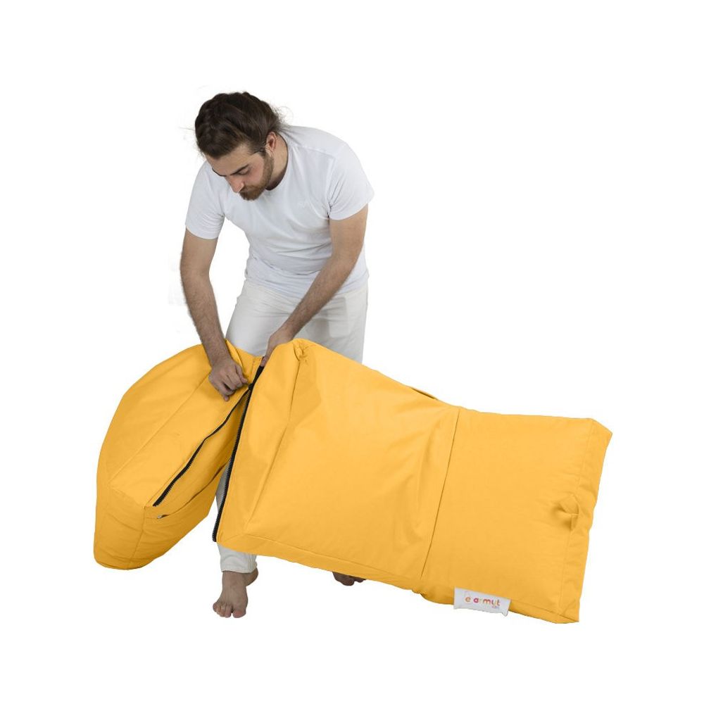 Siesta Sofa Bed Pouf - Žuti Vrt Bean Bag slika 3