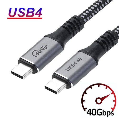 USB kabl tip C 0.5m thunderbolt 3 KT-USB4.05M slika 1