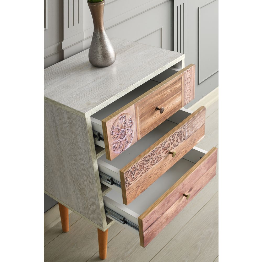 Liza White Walnut Komoda slika 3