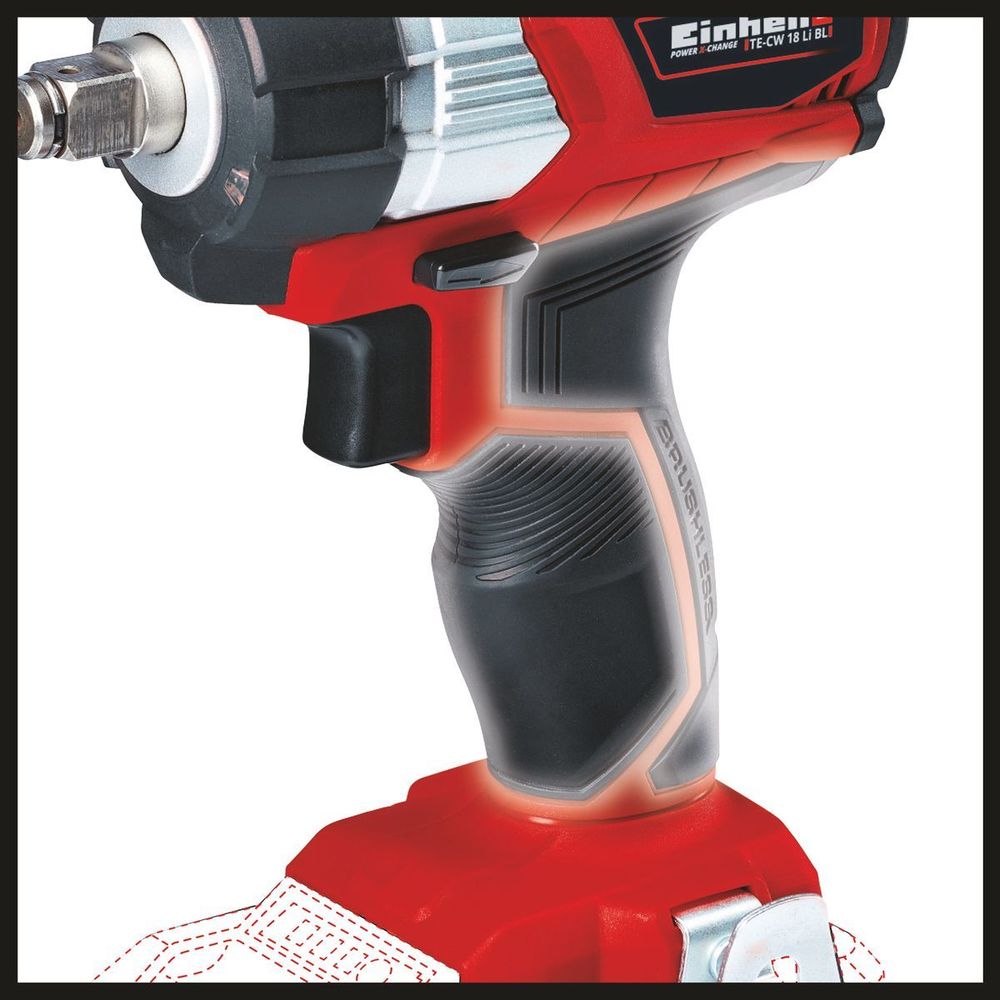 Einhell Akumulatorski udarni nasadni odvijač TE-CW 18 Li BL - Solo + Baterija 2.5 Ah i punjač slika 5