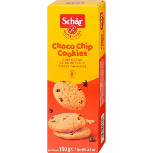 Dr. Schar bezglutenski keks choco chip cookie 100g slika 1