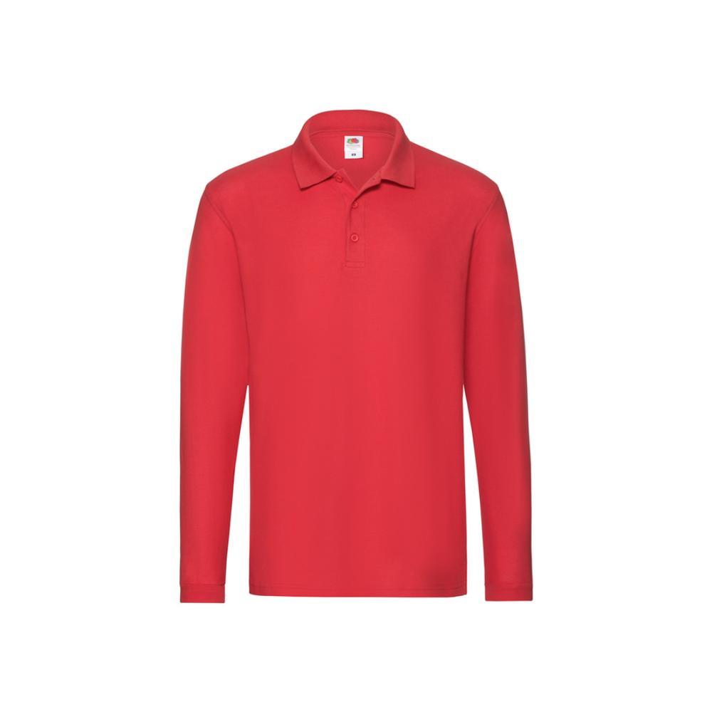 Majica Dugi Rukav Polo Fol Crvena XXXL slika 1