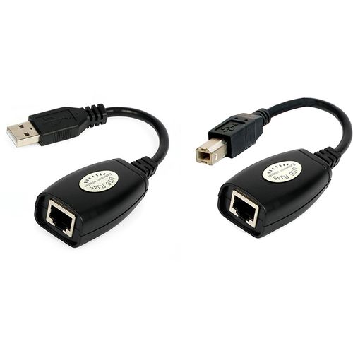 USB extender UEX-050 do 50m + printer port slika 1