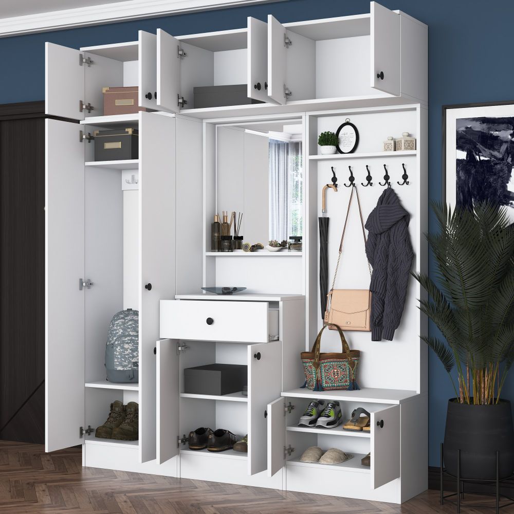 Hall stand EA108 - 2570, bijela boja slika 5