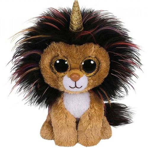 MR36252 Ty Kid Igracka Beanie Boos Ramsey - Lion With Horn Mr36252 slika 1