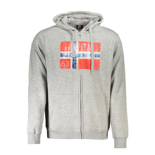 NORWAY 1963 MEN'S ZIP-UP SWEATSHIRT GREY slika 1