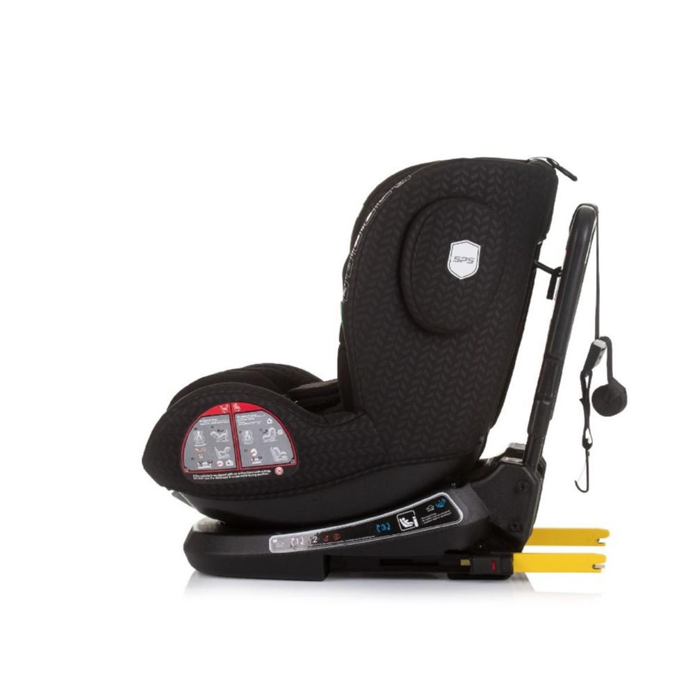 Chipolino Rotirajuća autosjedalica 360 Peak Isofix Obsidian Stkpk02401Ob slika 4