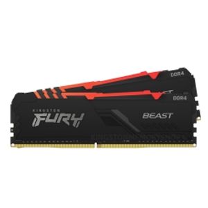 Memorija KINGSTON CL18 FURY Beast KF436C18BBK2 32 32GB(2X16GB) DIMM DDR4 3600MHz crna