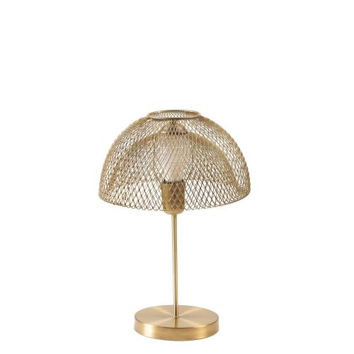 Lungo Eskitme Ufo Başlıklı Masa Lambası Gold Table Lamp slika 2