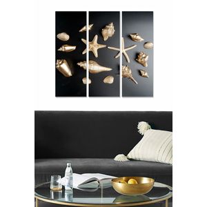 Dekorativna Slika od MDF-a u Više Boja (Set od 3 Komada)