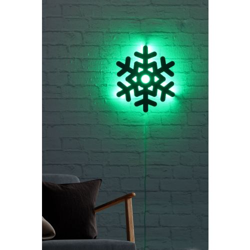 Wallity Ukrasna LED rasvjeta, Snowflake 2 - Green slika 3